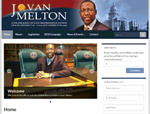 Tablet Screenshot of jovanmelton.com